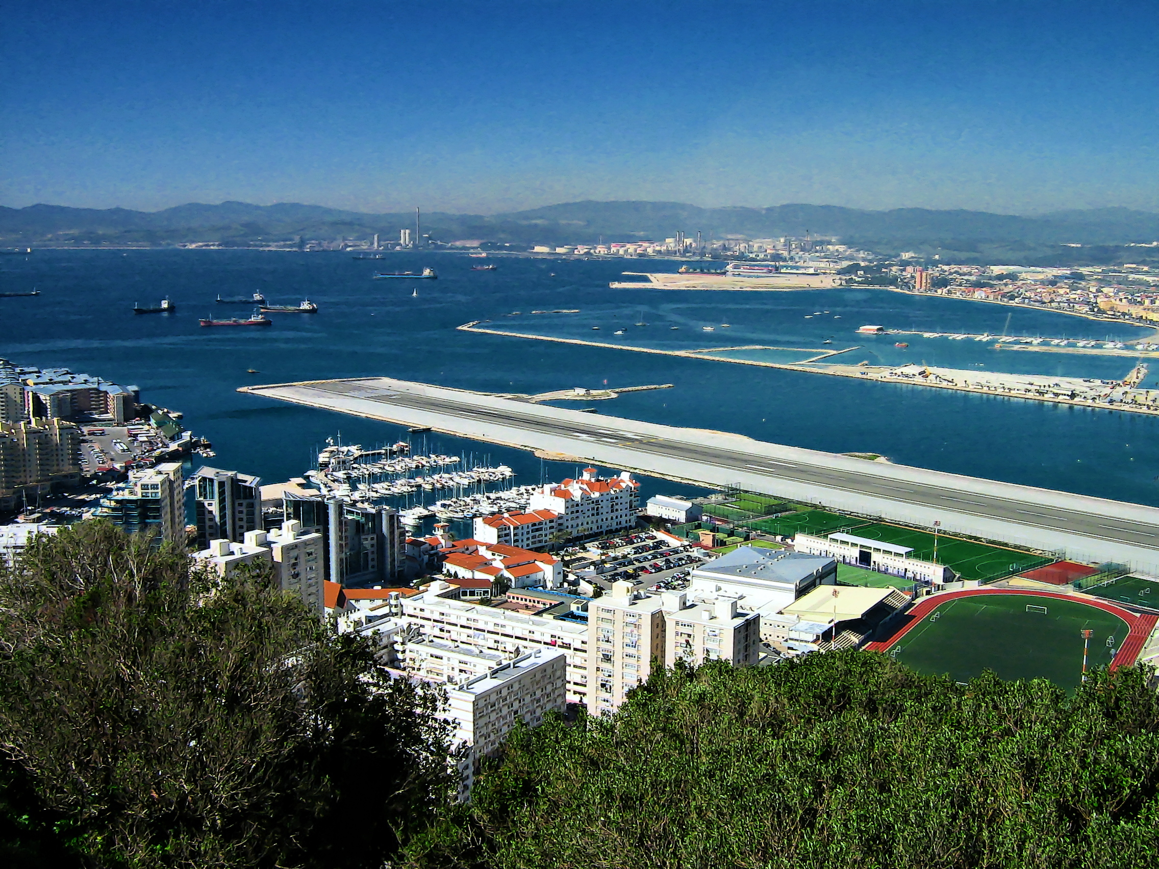 Gibraltar-corrected Corrected by Picture Postcard Workflow in The Gimp (+a little fiddling)